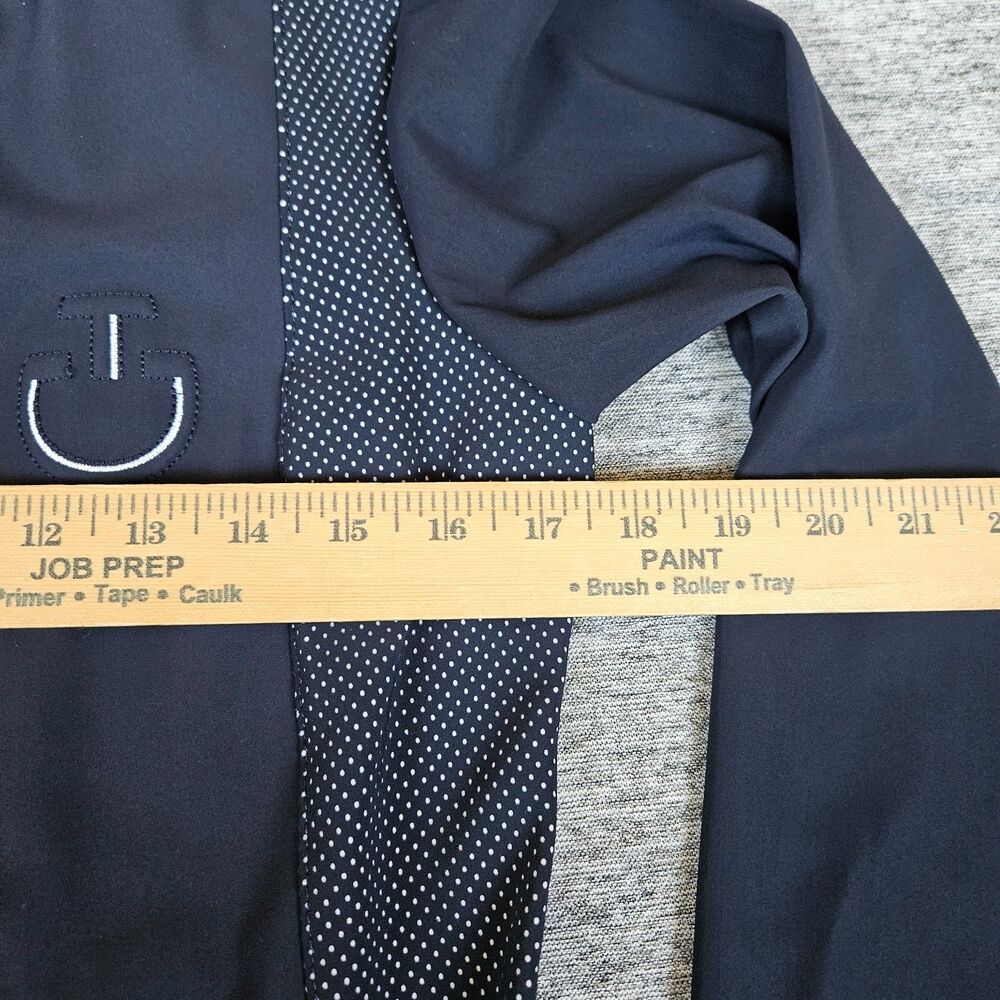 Cavalleria Toscana Women's Zip Up Soft Shell Navy Blue Riding Jacket Size Small - Picture 9 of 11